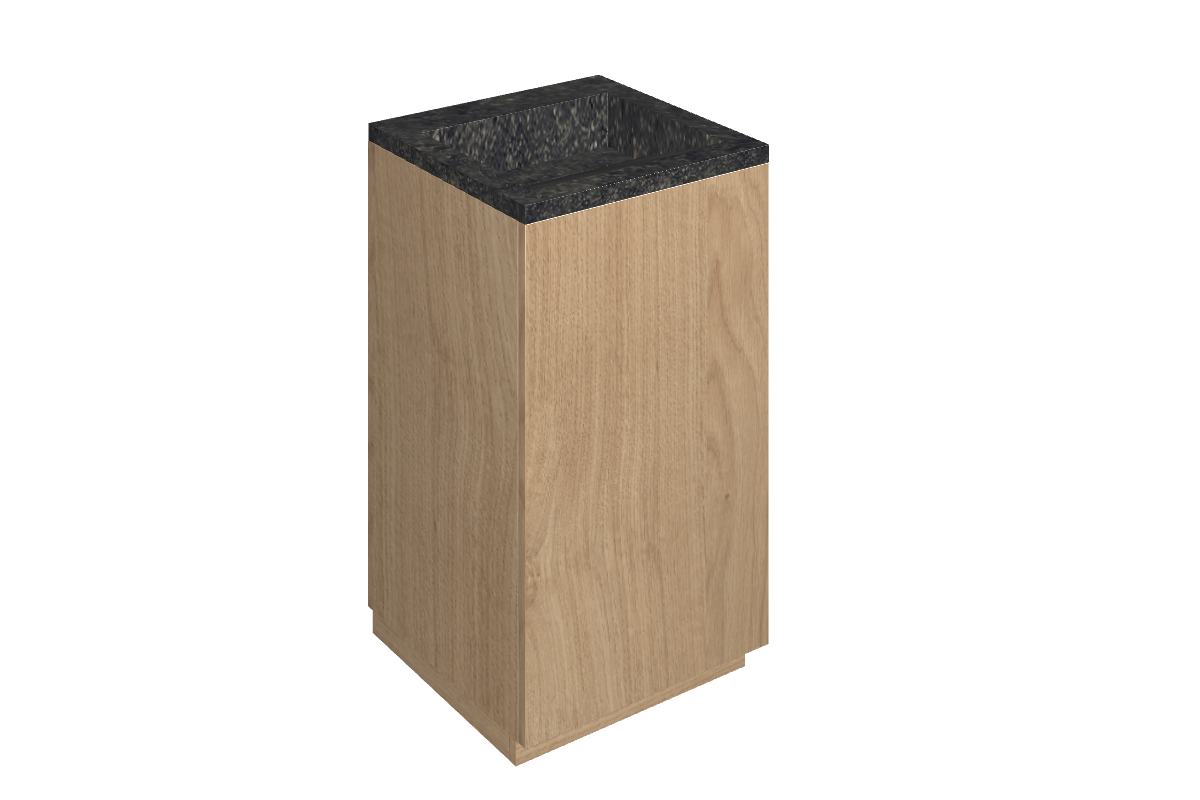 Cube Air Washbasin 50 Wood