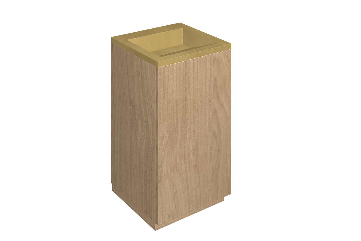 Cube Air Washbasin 50 Wood